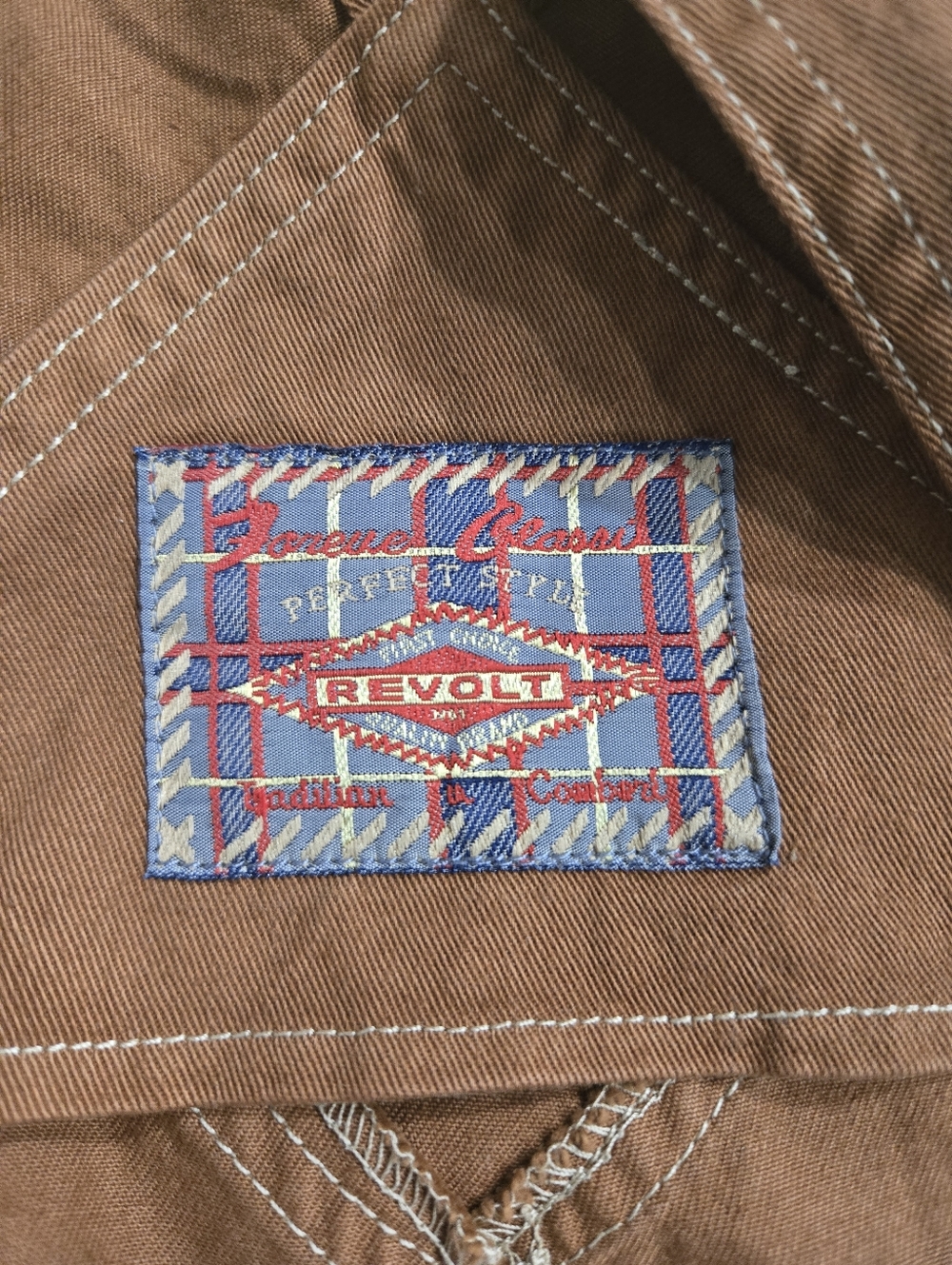 Vintage Revolt Clothing Co Bib Overalls - Picture 6 of 8